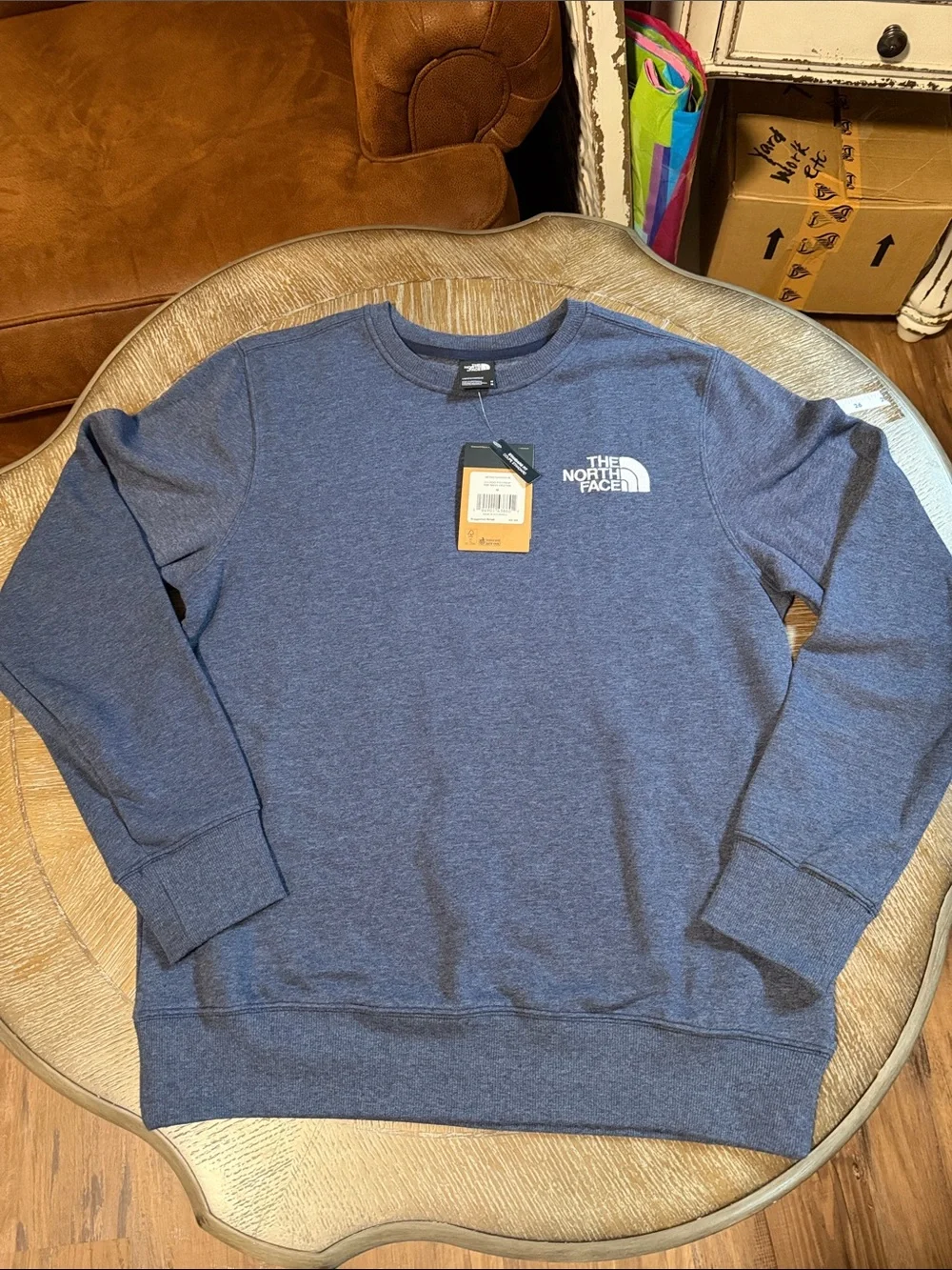 The North Face Men’s Crewneck Sweatshirt - Navy Heather